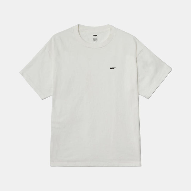 Obey Bold Icon Face Pigment Vintage White