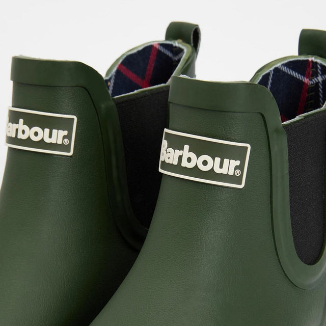Barbour Wilton Wellingtons Chelsea Olive