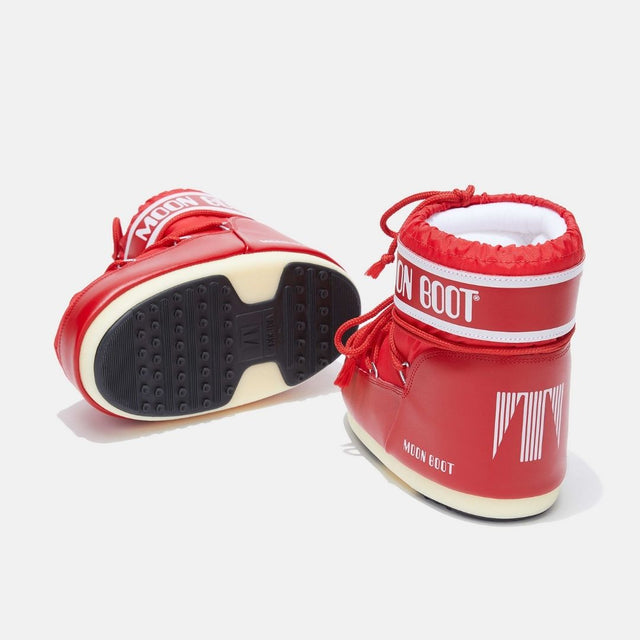 Moon Boot Icon Low Nylon Red