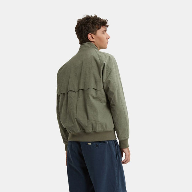 Baracuta G9 Seersucker Green