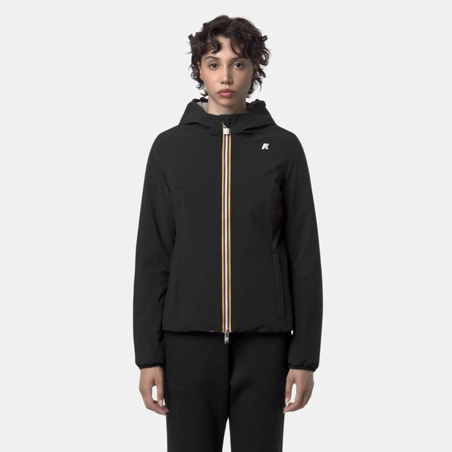 K-Way Lily St Warm Reversible Black Pure & Beige Cashmere