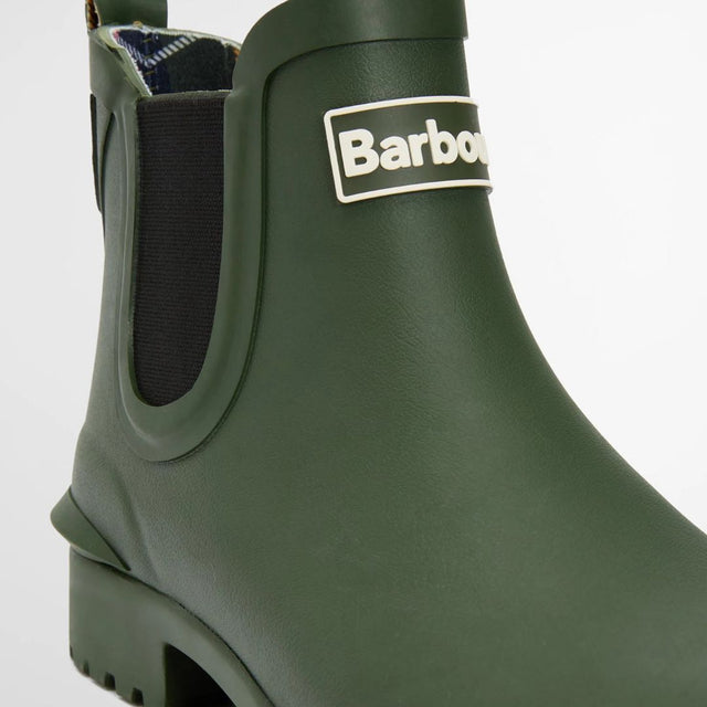 Barbour Wilton Wellingtons Chelsea Olive