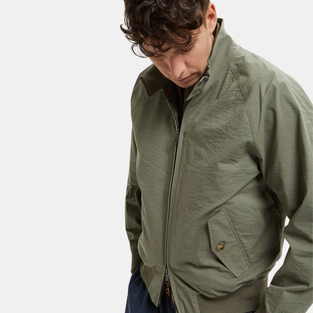 Baracuta G9 Seersucker Green