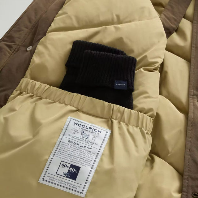 Woolrich Arctic Detachable Fur Anorak Dark Green