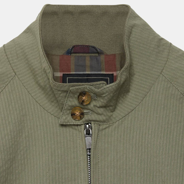 Baracuta G9 Seersucker Green