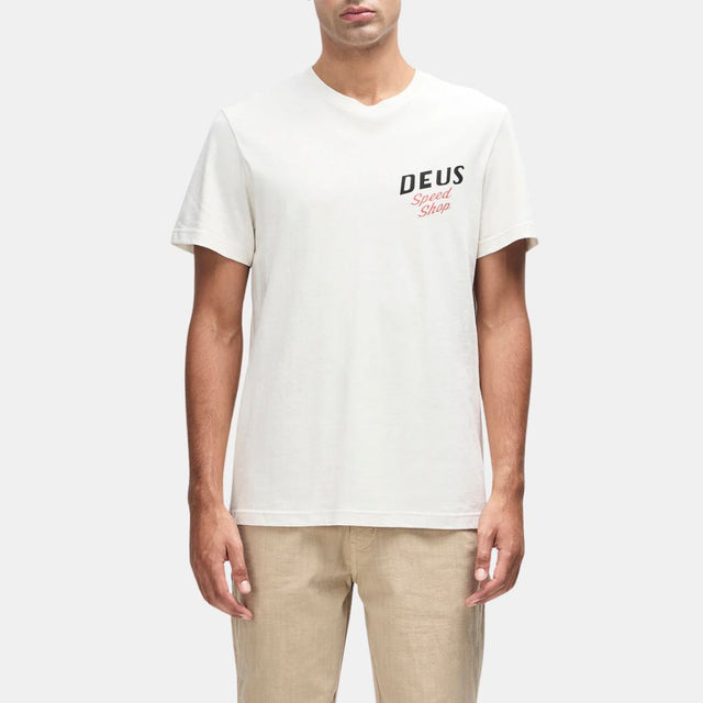 Deus Ex Machina Dogleg Tee Dirty White