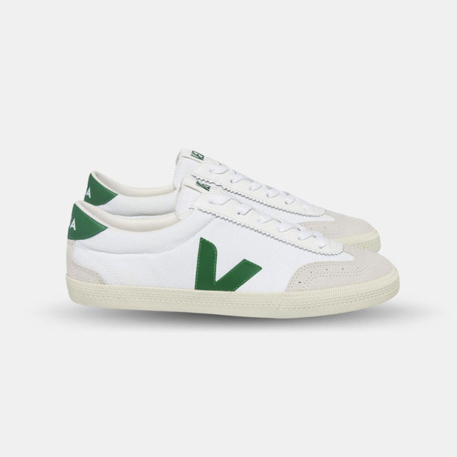 Veja Men's Volley Canvas White Emeraude