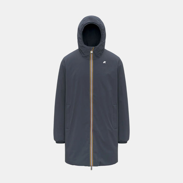 K-Way Jacob St Warm Reversible Blue Airforce & Blue Depth