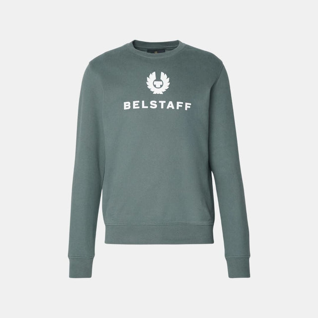 Belstaff Signature Crewneck Sweatshirt Mineral Green