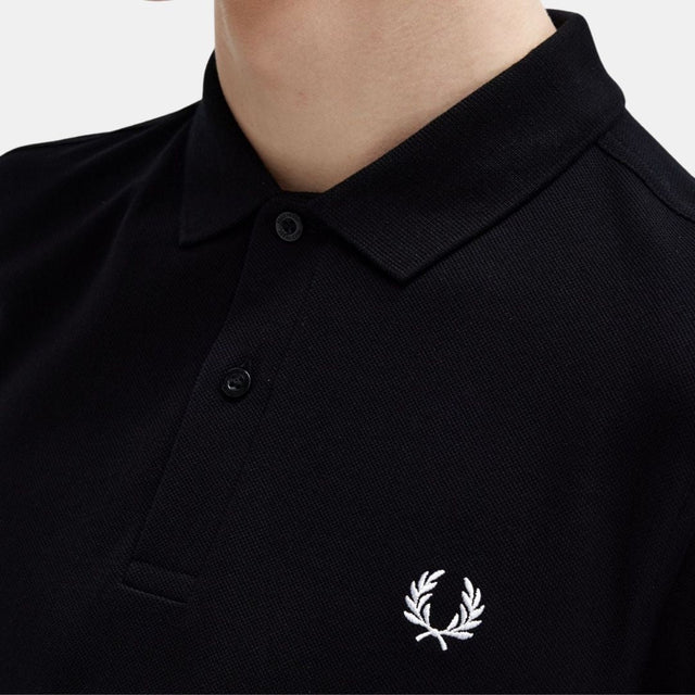 Fred Perry Polo M6000 Black & Snow White
