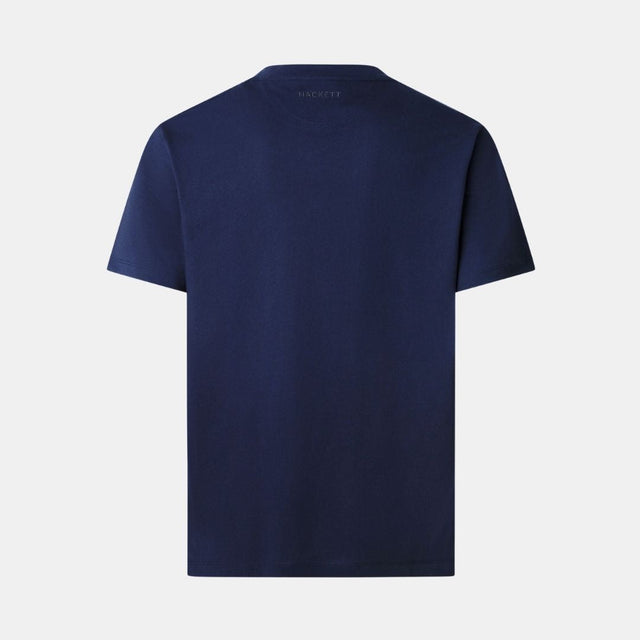 Hackett London Ss Logo Tee Ink Blue
