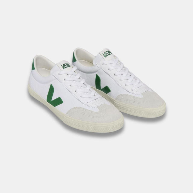 Veja Men's Volley Canvas White Emeraude