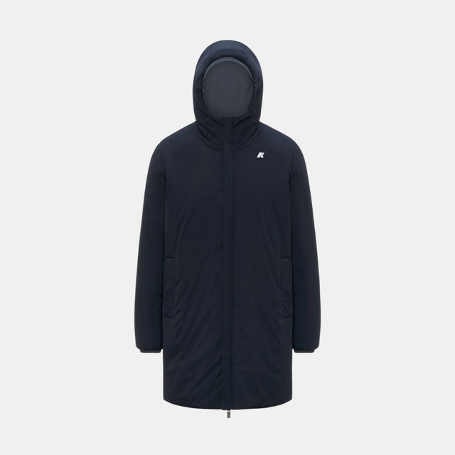 K-Way Jacob St Warm Reversible Blue Airforce & Blue Depth