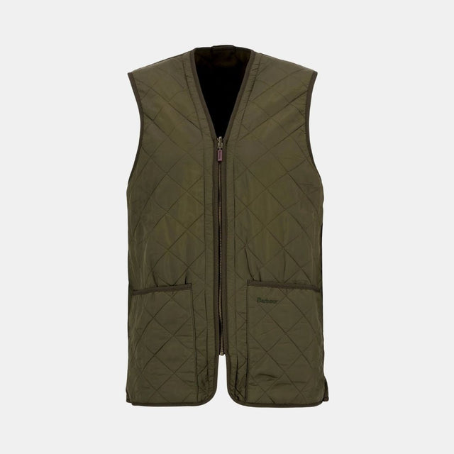 Barbour Polarquilt Zip-In Liner Vest Olive