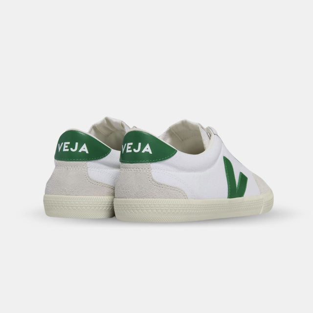 Veja Men's Volley Canvas White Emeraude