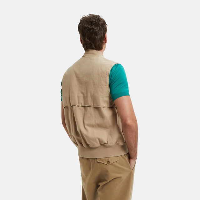 Baracuta Canvas Vest British Khaki