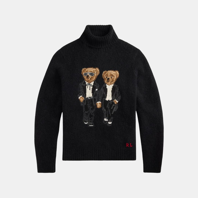 Polo Ralph Lauren The Ralph & Ricky Tuxedo Bear Jumper Black