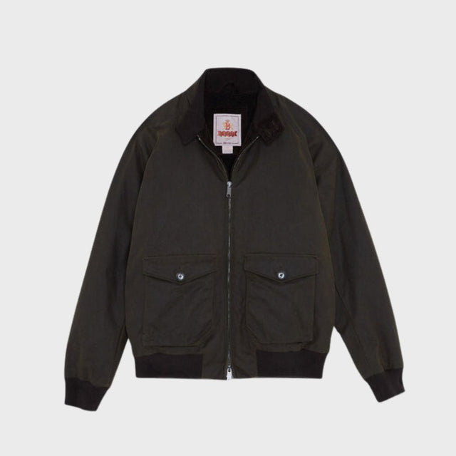 Baracuta Waxed G9 AF Pocket Deep Moss