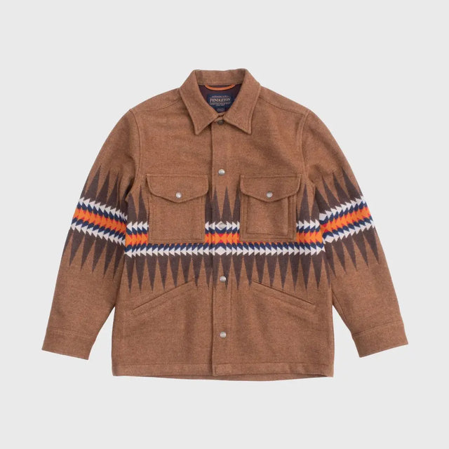 Pendleton Sawtooth Ridge Wool Field Jacket Brown