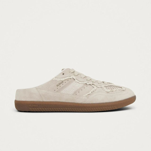 Alohas 490 Mule Crochet Cream Leather Sneakers