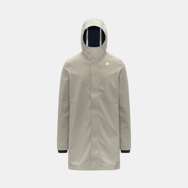 K-Way Thomas Bonded Beige Cashmere & Blue Depth