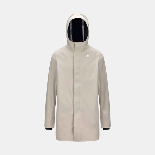 K-Way Marlyn Bonded Beige Cashmere & Blue Depth