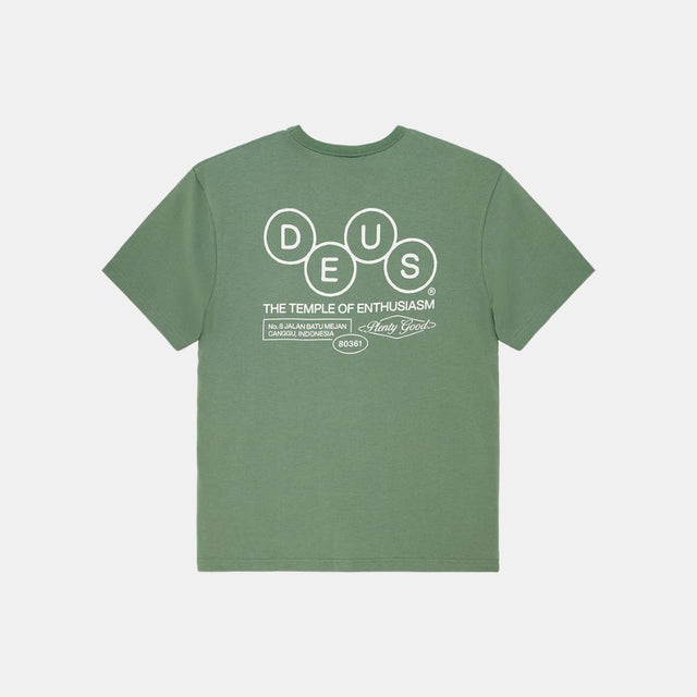 Deus Ex Machina Mechanism Tee Loden Frost Green