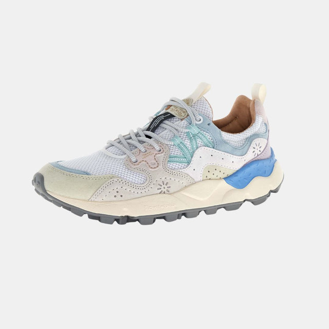 Flower Mountain Yamano 3 Women's Suede-Ripstop Pale Yellow-White-Off White