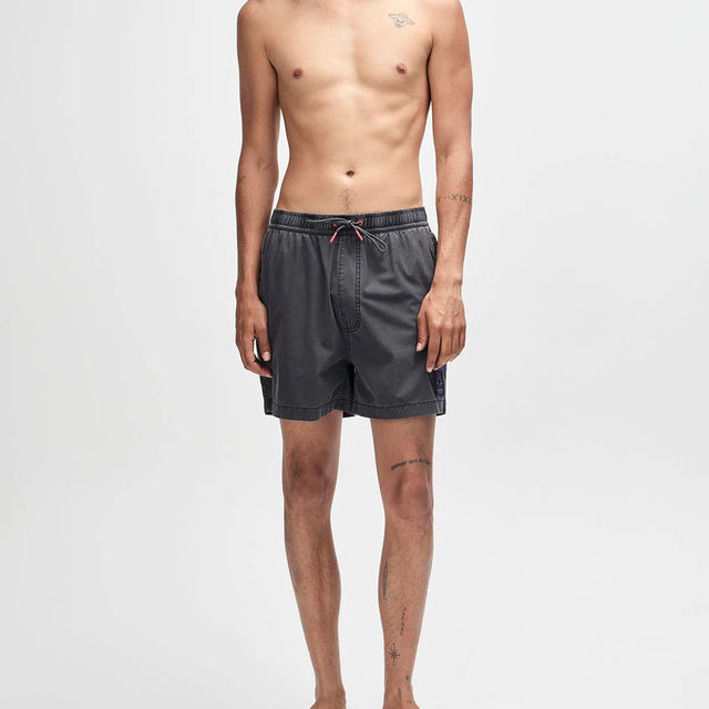 Deus Ex Machina Sandbar Garment Dyed Mesh Short Anthracite