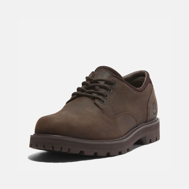 Timberland Britton Road Lace Up Waterproof Shoe Dark Brown Full Grain
