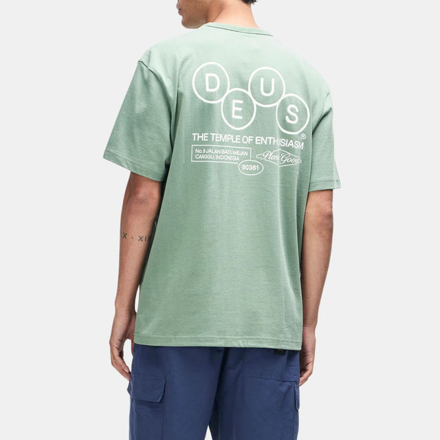 Deus Ex Machina Mechanism Tee Loden Frost Green