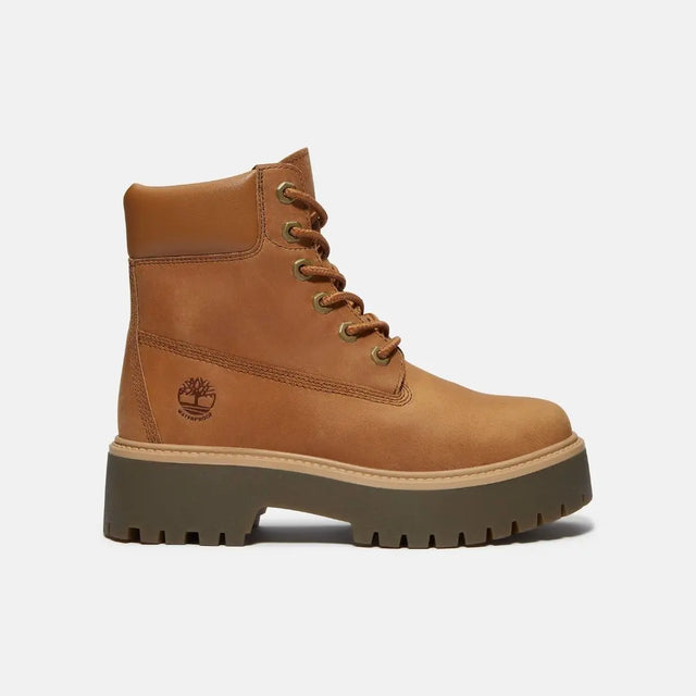 Timberland Stone Street 6 In Lace Waterproof Wheat Full Grain