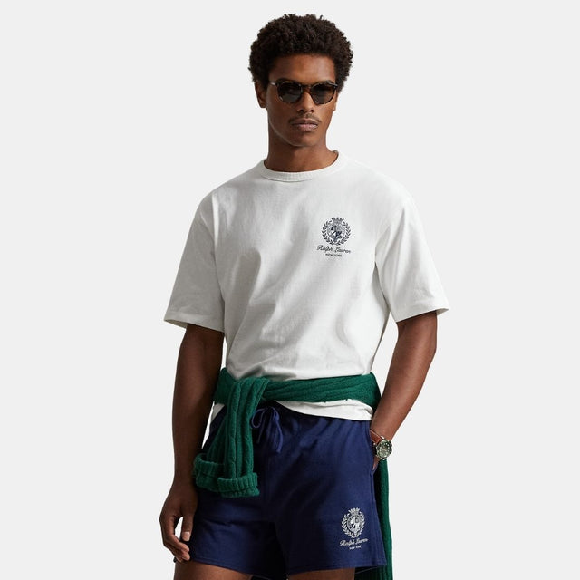 Polo Ralph Lauren Relaxed Fit Jersey Graphic T-Shirt White
