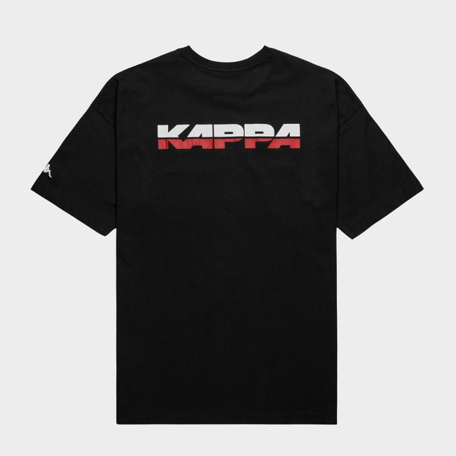 Kappa Authentic Surya Black-White-Red MD Coral