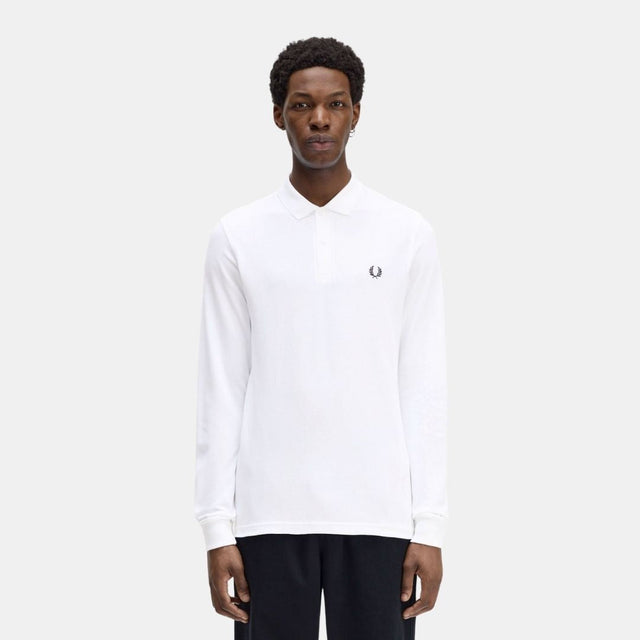 Fred Perry LS Polo M6006 White