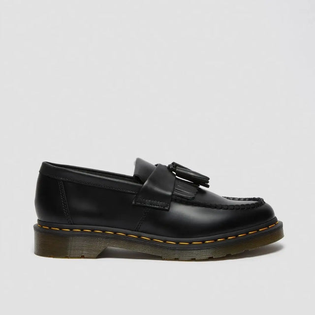 Dr. Martens Adrian Yellow Stitch Unisex Schwarz Glatt