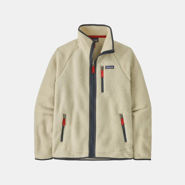 Patagonia Men's Retro Pile Jkt Pelican w/Smolder Blue