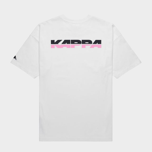 Kappa Authentic Surya White-Black-Pink Prism