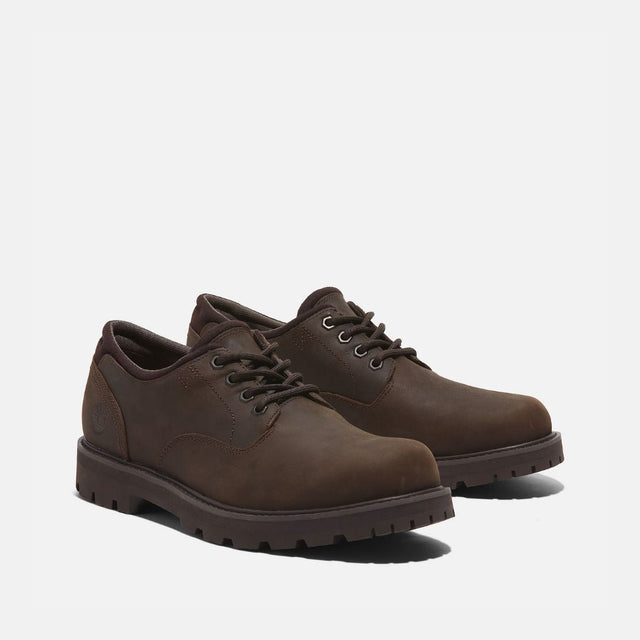 Timberland Britton Road Lace Up Waterproof Shoe Dark Brown Full Grain