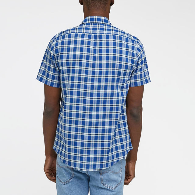 Lee Short Sleeve Button Down Shirt in Anthem Blue