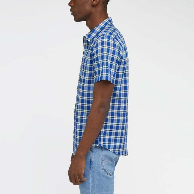 Lee Short Sleeve Button Down Shirt in Anthem Blue