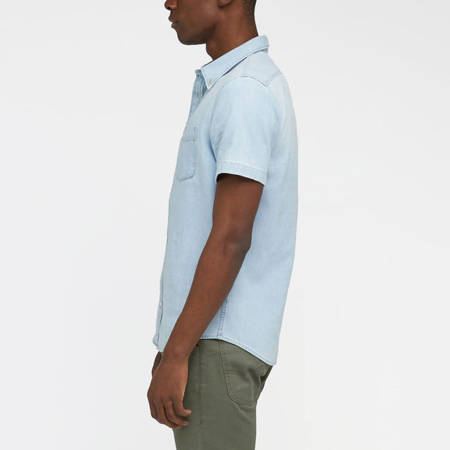 Lee Short Sleeve Button Down Shirt Blue Sky