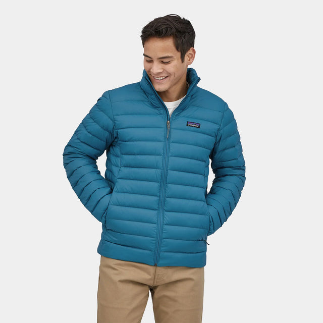 Patagonia Men's Down Sweater Jacket Wavy Blue